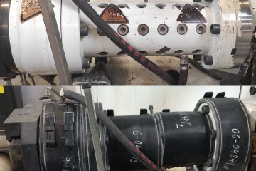 Instalace termoizolačních dek na 34 extruderů