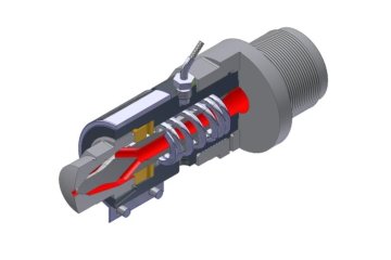 Hightech Needle Shut-off Nozzle SES Series; Spring Operated